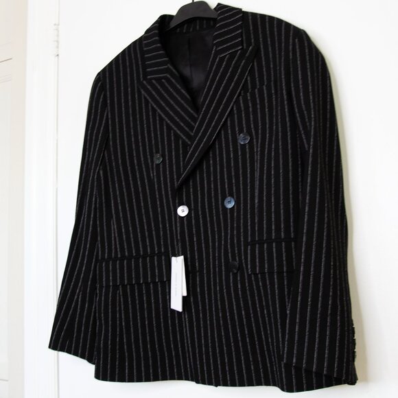 BNWT SS25 ERNEST W. BAKER PIN STRIPE BLAZER JACKET 50 - Picture 4 of 12